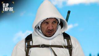 Cory Finds a Frozen Body (Jeremy Renner) | Wind River