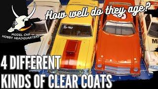 How Do These 4 Types Of Clear Coats Hold Up Over Time On Your Model Cars? Ep.290