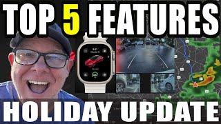 2024 Tesla Holiday Software Update TOP 5 Game Changing Features!