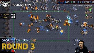 STARCRAFT FASTEST COREANO Bo3  SASU vs BY ZONE  ROUND 3