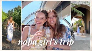 VLOG: Napa Girl's Trip (tipsy w my mom lol) | wine train, yountville, mineral springs, sonoma + more