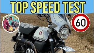 Honda Monkey 125 0-50mph Test & Top Speed