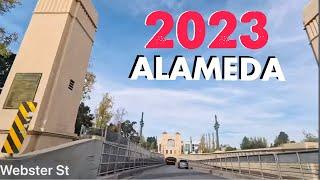 Downtown Alameda California -  A Vibrant Driving Tour to Wrap Up 2023!