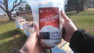 How to use an Oxalic Acid Vaporizer for your honey bees.