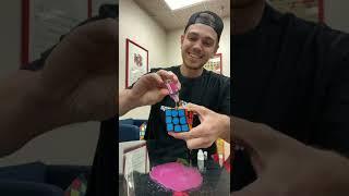 How (not) to lube a speedcube  #shorts