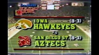 1986 Holiday Bowl #19 Iowa vs San Diego State No Huddle