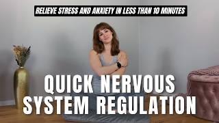 How To Regulate Your Nervous System | Somatic Exercises | 8 Minutes