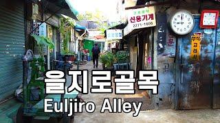 을지로골목, Euljiro Alley (Seoul, Korea)/4K60fps