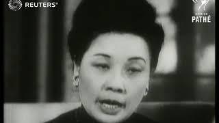 Madame Chiang blames Britain (1950)