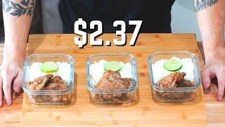 Minimalist Meal Prep | Chicken Adobo | $2.37 PER MEAL