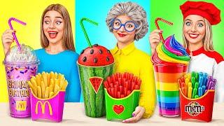 Me vs Grandma Cooking Challenge | Simple Secret Kitchen Hacks and Tools by Multi DO Challenge