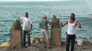 Sandskulpturen in Rorschach am Bodensee