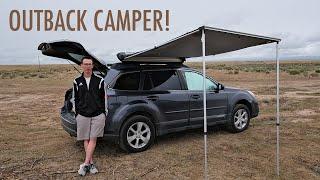 A Clever Subaru Outback Camping Setup (SUV Camper Build)