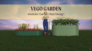 Vego Garden Modular Design Metal Raised Garden Beds