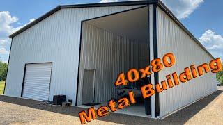 40x80 Metal Building Garage