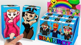 Paper DIYUNBOXING SIGMA GIRL x BALLERINA CAPPUCCINA MYSTERY BOX! Italian Brainrot Box | SIGMA BOY
