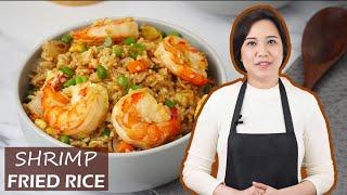 How to make Shrimp Fried Rice | The best Chinese fried rice with shrimp / prawn