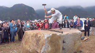 Amazing Fastest Stone Splitting Technique - Incredible Modern Marble Mining Heavy Equipment Machines