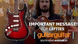IMPORTANT MESSAGE for Lefties at Guitar Stores!