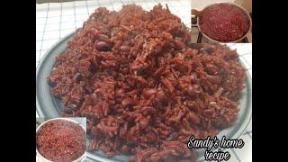 How to Make Authentic Ghana Waakye/Ghana  Street  Food / SANDY'S HOME RECIPE