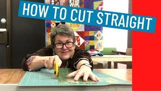 ️ HOW TO CUT STRAIGHT - QUILTING SKILLS TUTORIAL