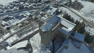 Burg Heinfels Osttirol Winter HDR 4K 2023 01 DJI Mavic 3