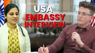 USA STUDENTS VISA EMBASSY INTERVIEW QUESTIONS | USA VISA PROCESS 2025