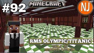 RMS Olympic/Titanic - 4:1 Scale - Minecraft Tutorial. PART NINETY-TWO ️