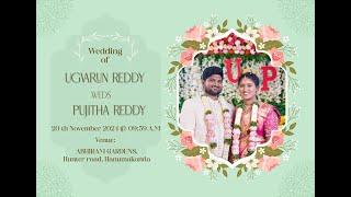 Ugvarun Reddy + Pujitha Reddy Wedding Live streaming by Anil Abbadi Photography