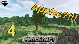 Minecraft Longplay #4: Exploring the area and looking for apples (No Commentary, shaders)