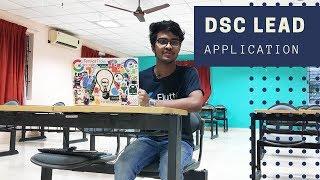 Developer Student Club Lead Applicant 2018-19 | Teja Kummarikuntla | Selected