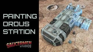 Painting 3D Printable Terrain: Ordus Station