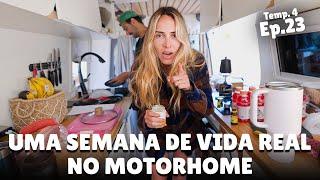 3 anos e meio MORANDO em um MOTORHOME. Como é nossa semana. Ep 23.