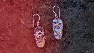 Bali Silver Jewelry Wholesale Manufacturer Shell Earrings