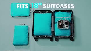 How To Organize My Suitcase with Gonex Compression Packing Cubes