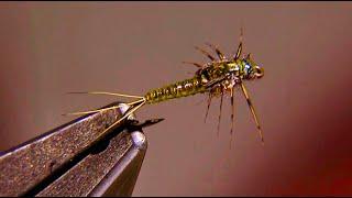 Oliver Edwards Ties his Masterclass Baetis Nymph