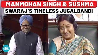 Watch: When Manmohan Singh’s Urdu Took Center Stage | Poetic Banter with Sushma Swaraj in Parliament