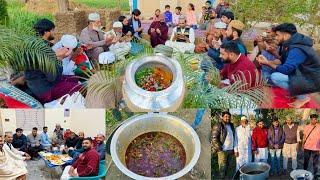 Relative & Friends ki Dawat E Iftar  My Outdoor kitchen Iftar Routine | Village Iftar Routine