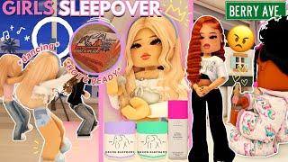 SPOILED RICH GIRLS SLEEPOVER GONE CRAZY!!…FIGHTING!! *VOICED* | Berry Avenue Roleplay