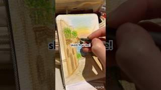 sketch w me! #art #pencilart #artistsonyoutube #sketchbookspread #sketches #watercolors #sketchbook
