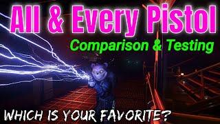 All Pistols Comparison & Testing - Which If Your Favorite? | Star Citizen Mercenary Guide 4k