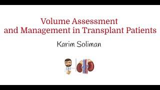 Volume Assessment and Management | RN | 9/29/2021