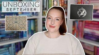 UNBOXING SEPTEMBER 2024 - Bloggerbox, Fairyloot YA & Adult | reading with Maren