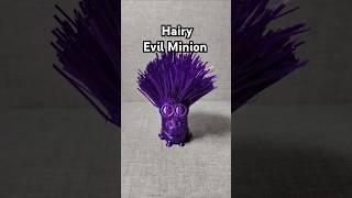 3D Printed DIY Hairy Evil Minion #3d #3dprinting #asmr #shorts #reels