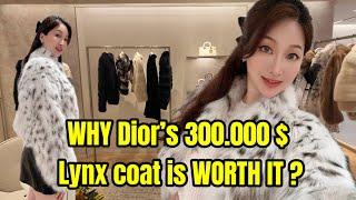 “Is Dior’s $300K LYNX FUR Coat worth it for you ?”#lynxfur