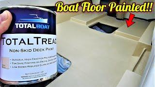 Non-Skid Boat Deck / Floor Paint -Total Boat Total Tread (So Easy)