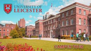 University Of Leicester || Campus Tour ||  2023 || 4K || यूनिवर्सिटी ऑफ लीस्टर || Student Tales UK