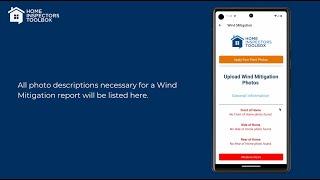 Mobile App: How to take photos for Wind Mitigation report while working on your Four Point report