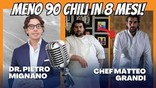 Ha perso 90 chili in 8 mesi! Lo Chef stellato Matteo Grandi ci racconta la sua dieta Low Carb