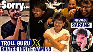 Sarang Troll GodL - Banter Ignite Gaming  Tx PMGC Slot ? Fluke Champions